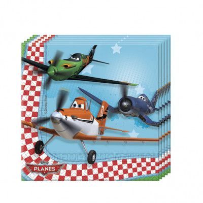 Decorata Disney Planes, Servetter 33x33 cm, 20 st