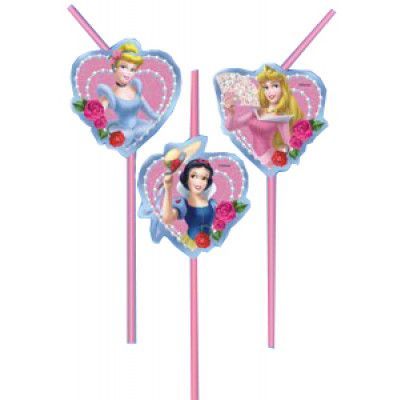 StorOchLiten Disney Princess, Sugrör, 10 st/påse