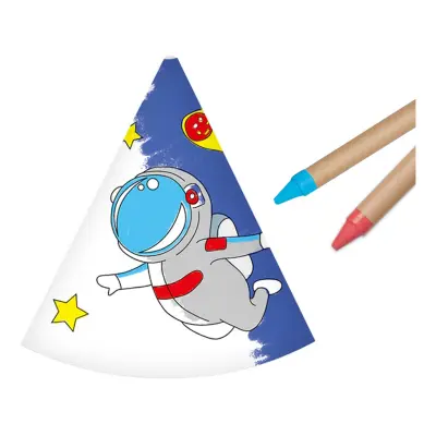 DIY Partyhattar Universum - 6-pack