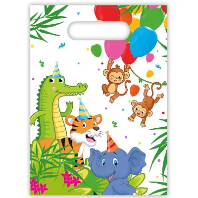 Djungelkalas Partypåse Plast 6-pack