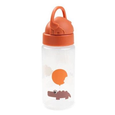 Done by Deer sugrörsflaska Happy cloud, papaya