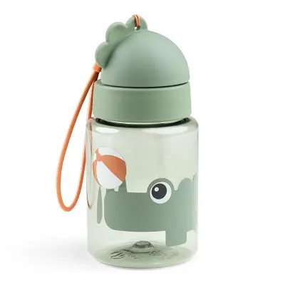 Done by Deer sugrörsflaska Playground, grön