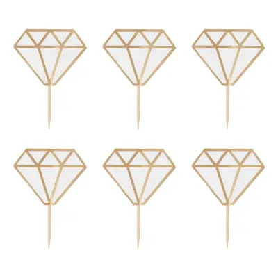 Donut Toppers Diamantringar - 6-pack