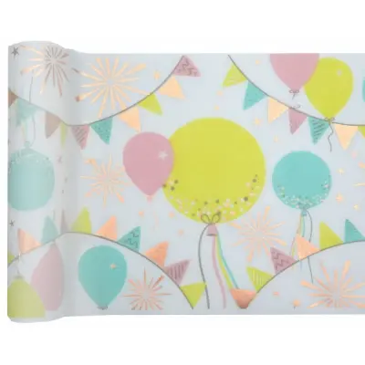 Duk / löpare ballonger&girlanger - 30 x 300 cm