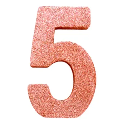 Bordsdekoration Siffra Roséguld - Siffra 5