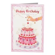 Födelsedagskort Cherry Cake