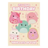 Födelsedagskort Squishmallows