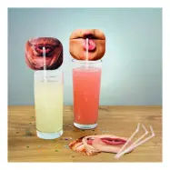 Face Straws Sugrör - 10-pack