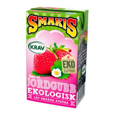 Smakis Jordgubb Ekologisk - 1-pack