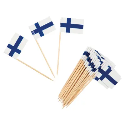 Finska Flaggan Cocktailflaggor 30-pack