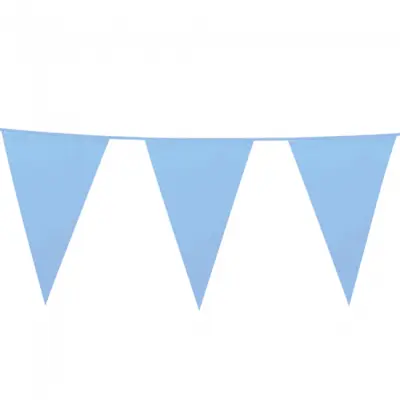 Flaggbanderoll ljusblå - flera storlekar 20x30 cm
