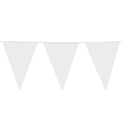 Flaggbanderoll vit - flera storlekar 10x15 cm