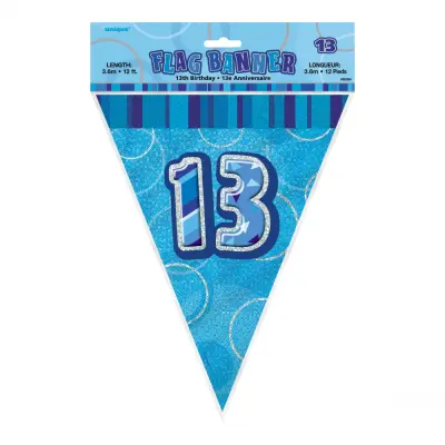 Flaggirlang Blå 13