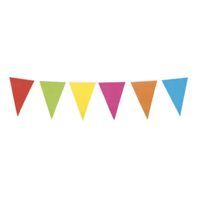 Vimpelgirlang Flerfärgad - 10 meter