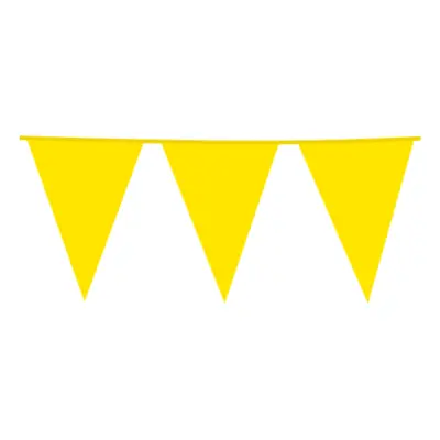 Vimpelgirlang Gul Stor - 10 meter