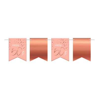 Flaggirlang Happy 50th Lush Blush