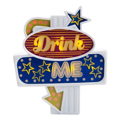 Flaskdekoration Blinkande