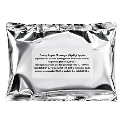 Flossugar Sockervaddsmix Sassy Apple - 227 g