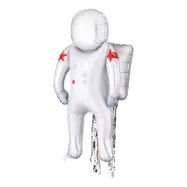 Folieballong Astronaut med Streamers