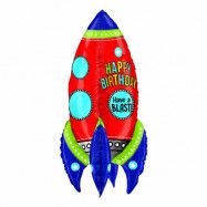 Folieballong Blasting Birthday Rocket