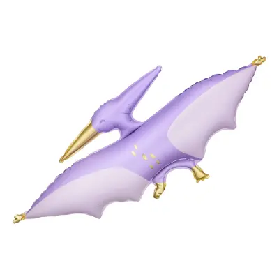 Folieballong Dinosaurie Lila