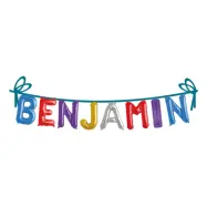 Ballonggirlang Folie Namn - Benjamin