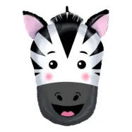 Folieballong Glad Zebra