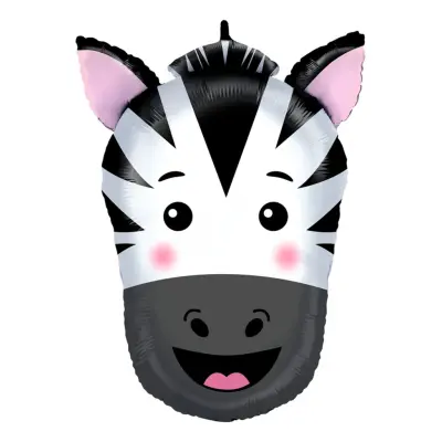 Folieballong Glad Zebra