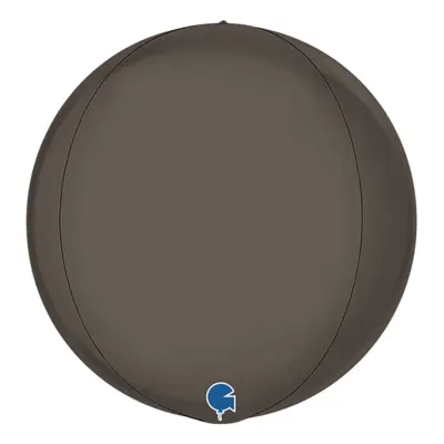Folieballong Globe Stor Grå