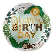 Folieballong Jungle Friends Birthday