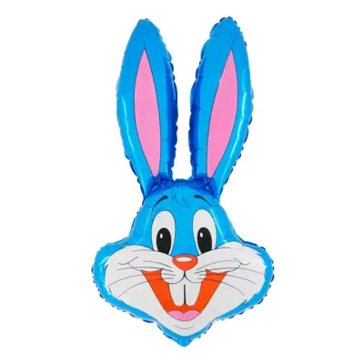 Folieballong Kanin Blå