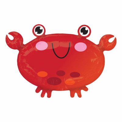 Folieballong Krabba