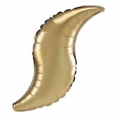 Folieballong Kurvad Satin Guld - 71 cm