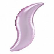 Folieballong Kurvad Satin Rosa Pastell - 106 cm