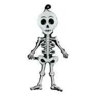 Folieballong Linky Skelett