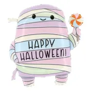 Folieballong Mumie Happy Halloween