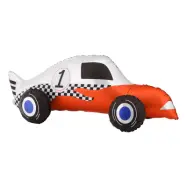 Folieballong Racingbil