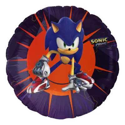 Folieballong Rund Sonic Prime™