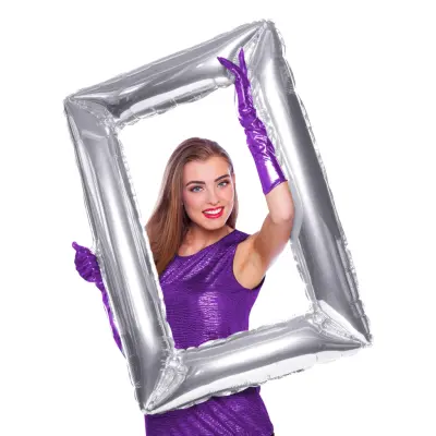 Folieballong Selfieram Silver