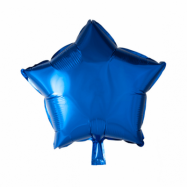 Folieballong stjärna blå - 46 cm