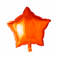 Folieballong stjärna orange - 46 cm
