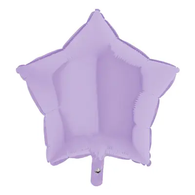 Folieballong Stjärna Pastell-Lila Matt - 91 cm