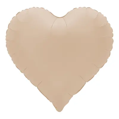 Folieballong Sweetie Heart Cappuccino