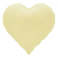 Folieballong Sweetie Heart French Butter