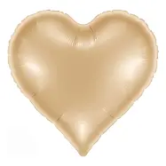 Folieballong Sweetie Heart White Gold