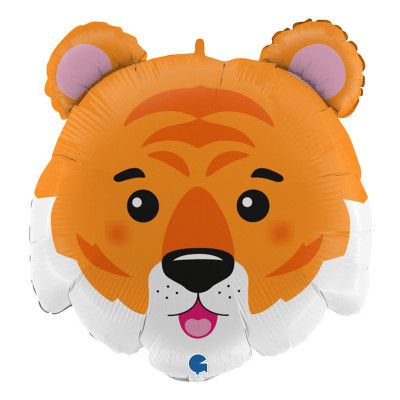 Folieballong Tiger Huvud - 1-pack