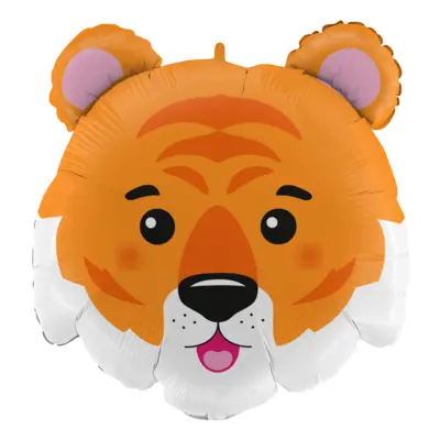 Folieballong Tiger Huvud - 1-pack