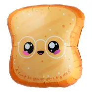 Folieballong Toast Kawaii