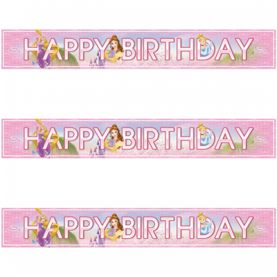 Foliebanderoll prinsessor 3-pack