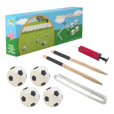 Fotboll Krocket Trädgårdsspel